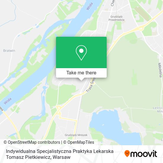 Indywidualna Specjalistyczna Praktyka Lekarska Tomasz Pietkiewicz map