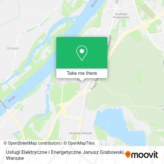 Карта Usługi Elektryczne i Energetyczne Janusz Grabowski