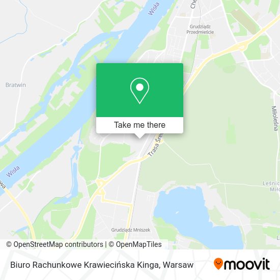 Biuro Rachunkowe Krawiecińska Kinga map