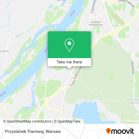 Карта Przystanek Tramwaj