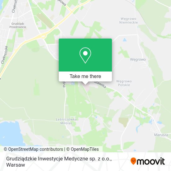 Grudziądzkie Inwestycje Medyczne sp. z o.o. map