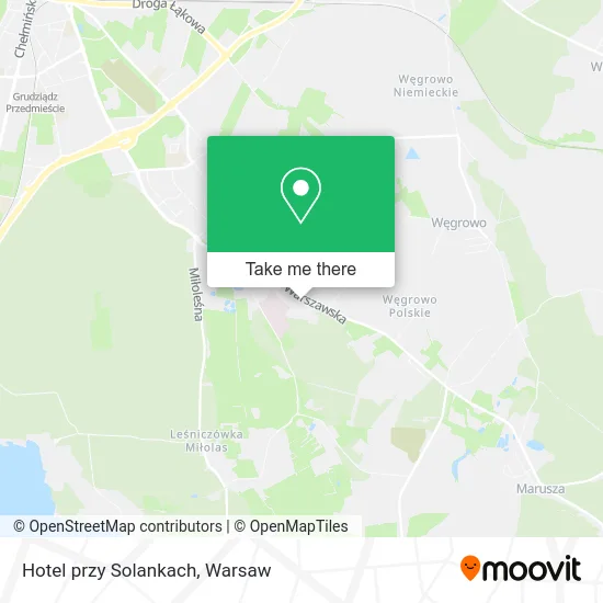 Карта Hotel przy Solankach