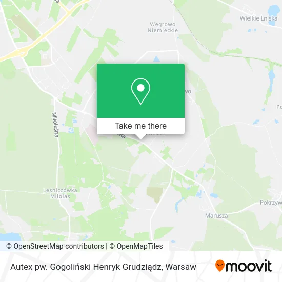 Autex pw. Gogoliński Henryk Grudziądz map