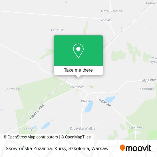 Skowrońska Zuzanna. Kursy, Szkolenia map