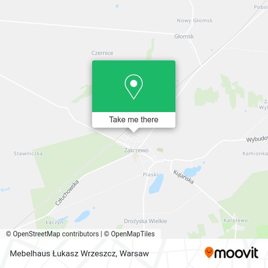 Mebelhaus Łukasz Wrzeszcz map