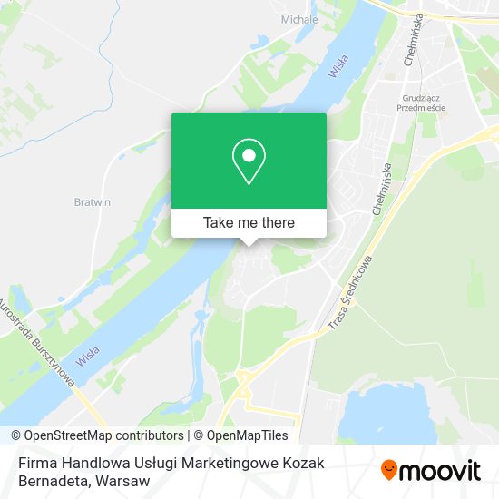 Firma Handlowa Usługi Marketingowe Kozak Bernadeta map