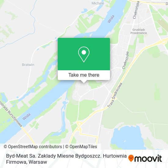 Byd-Meat Sa. Zaklady Miesne Bydgoszcz. Hurtownia Firmowa map