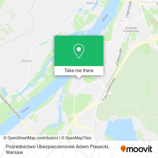 Pośrednictwo Ubezpieczeniowe Adam Piasecki map