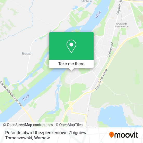 Pośrednictwo Ubezpieczeniowe Zbigniew Tomaszewski map