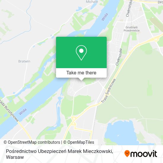 Pośrednictwo Ubezpieczeń Marek Mieczkowski map