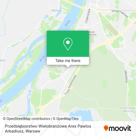 Przedsiębiorstwo Wielobranżowe Arex Pawlos Arkadiusz map