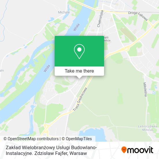 Zakład Wielobranżowy Usługi Budowlano-Instalacyjne. Zdzisław Fajfer map