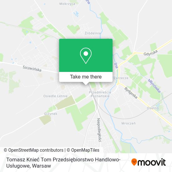 Tomasz Knieć Tom Przedsiębiorstwo Handlowo-Usługowe map