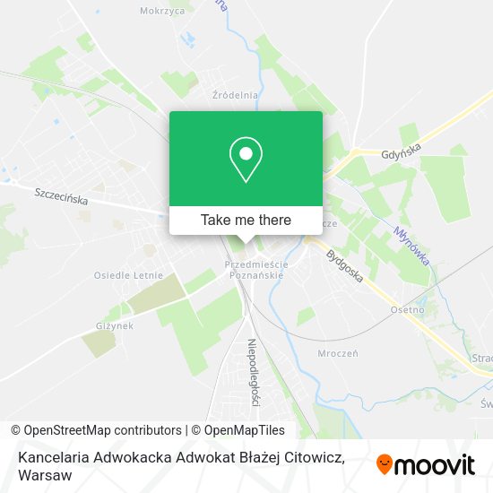 Kancelaria Adwokacka Adwokat Błażej Citowicz map