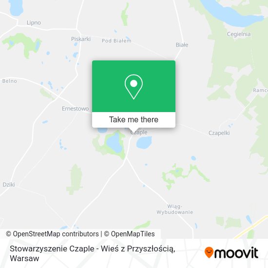 Stowarzyszenie Czaple - Wieś z Przyszłością map