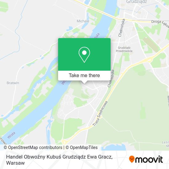 Handel Obwoźny Kubuś Grudziądz Ewa Gracz map