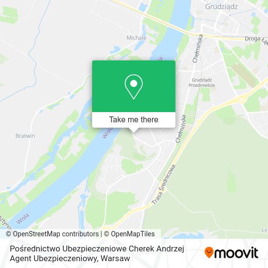 Pośrednictwo Ubezpieczeniowe Cherek Andrzej Agent Ubezpieczeniowy map