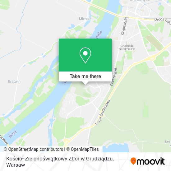 Kościół Zielonoświątkowy Zbór w Grudziądzu map