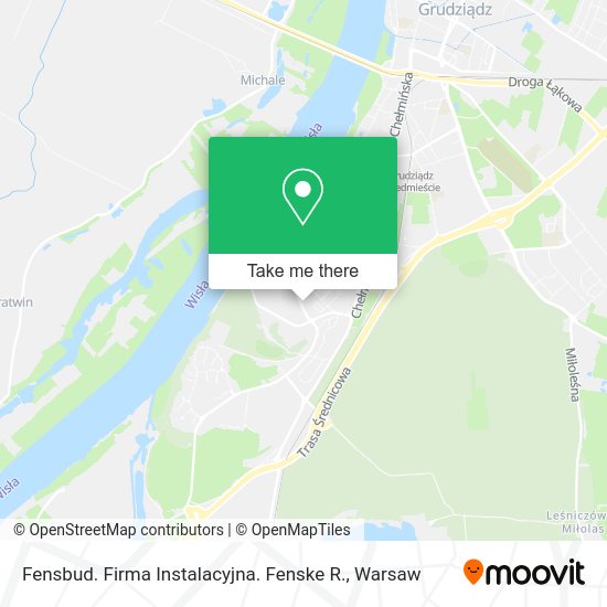 Fensbud. Firma Instalacyjna. Fenske R. map