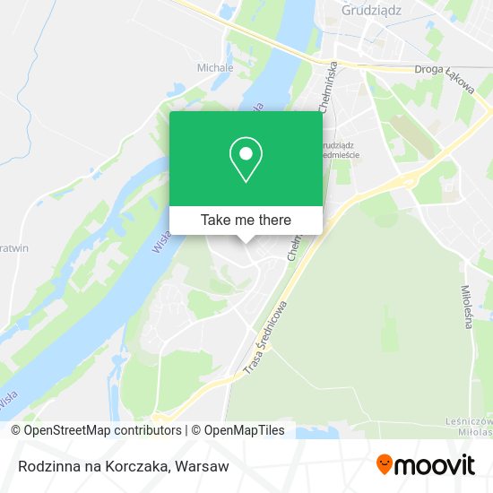 Rodzinna na Korczaka map