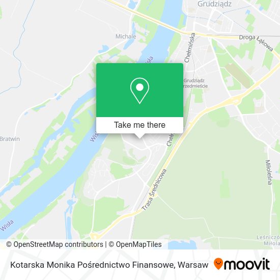 Kotarska Monika Pośrednictwo Finansowe map