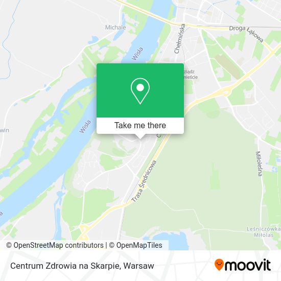 Centrum Zdrowia na Skarpie map