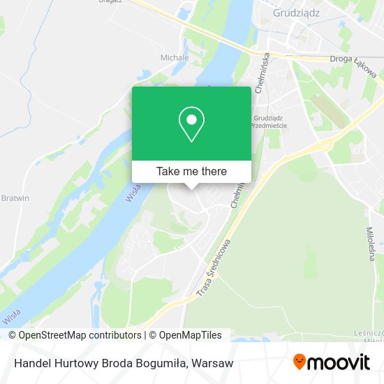 Handel Hurtowy Broda Bogumiła map