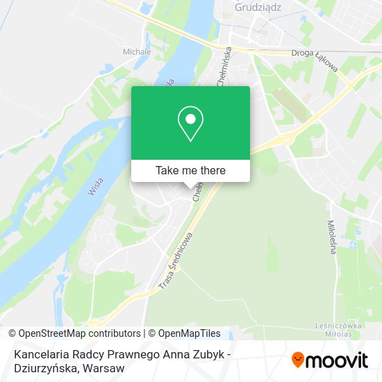 Kancelaria Radcy Prawnego Anna Zubyk - Dziurzyńska map