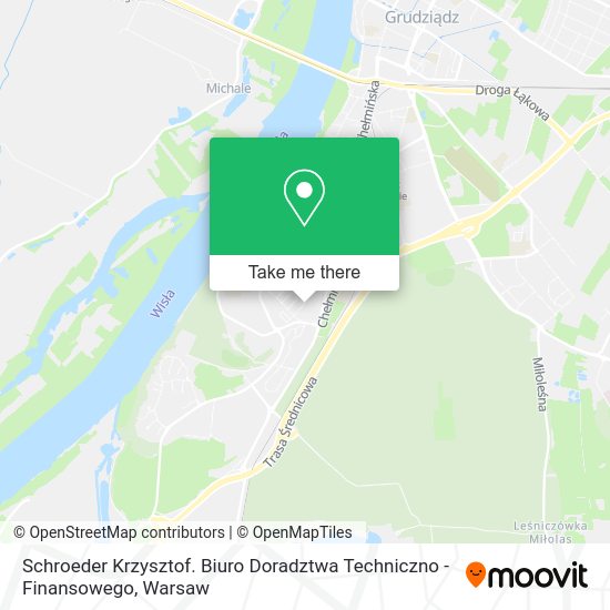 Schroeder Krzysztof. Biuro Doradztwa Techniczno - Finansowego map