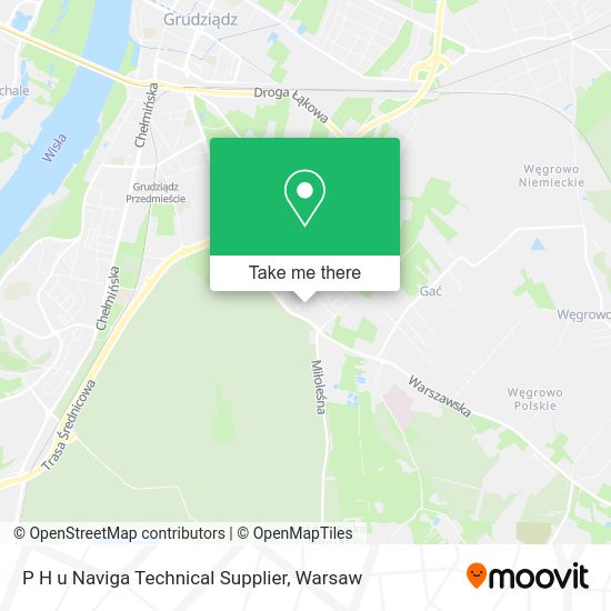 P H u Naviga Technical Supplier map