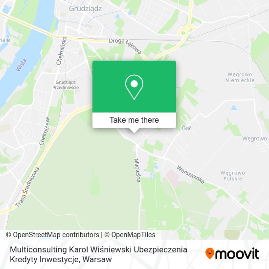 Multiconsulting Karol Wiśniewski Ubezpieczenia Kredyty Inwestycje map