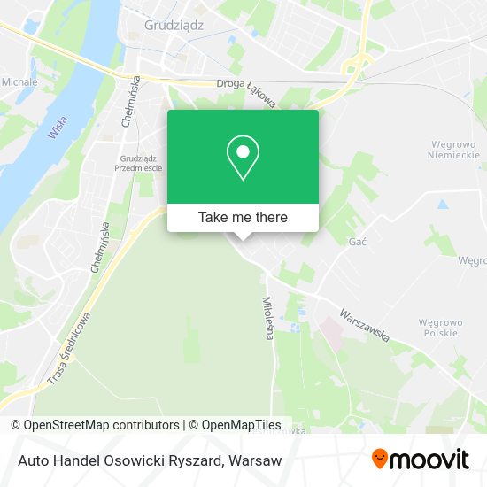 Auto Handel Osowicki Ryszard map