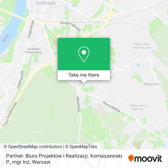 Карта Partner. Biuro Projektów i Realizacji. Kornaszewski P., mgr Inż