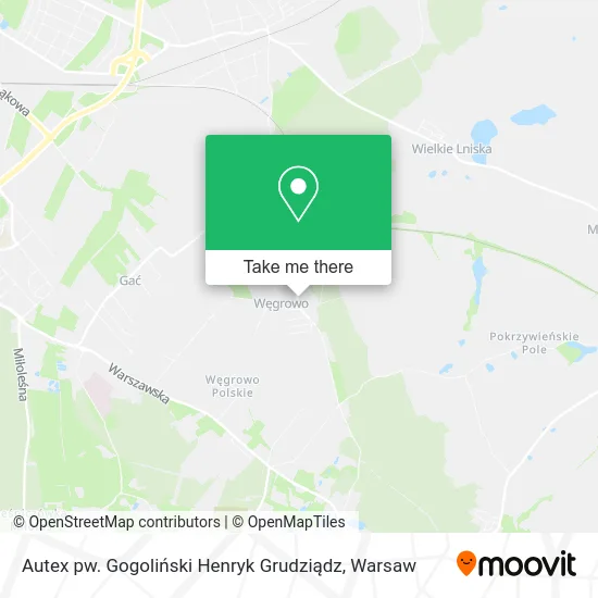 Autex pw. Gogoliński Henryk Grudziądz map