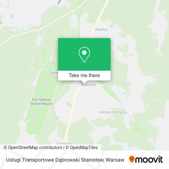 Usługi Transportowe Dąbrowski Stanisław map