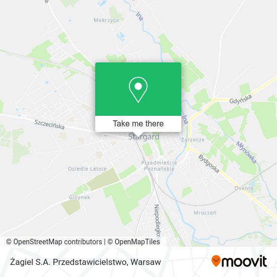 Żagiel S.A. Przedstawicielstwo map