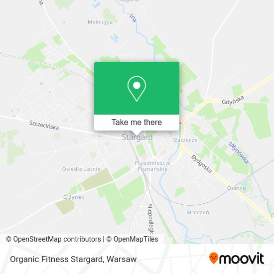 Organic Fitness Stargard map