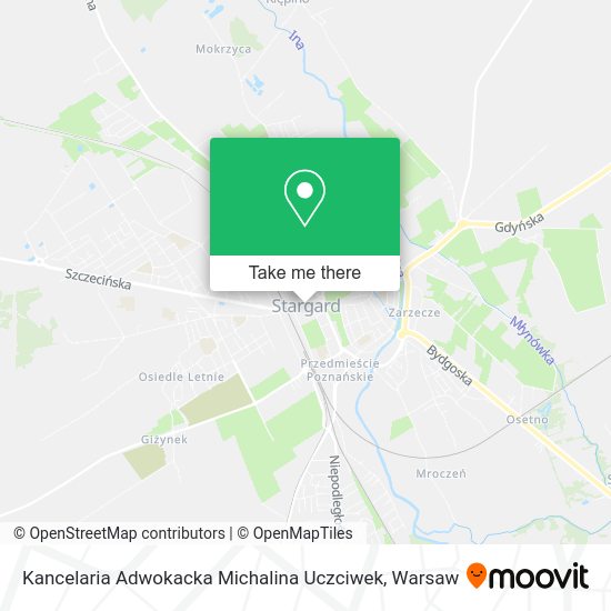 Kancelaria Adwokacka Michalina Uczciwek map