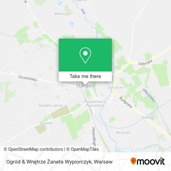 Ogród & Wnętrze Żaneta Wypiorczyk map