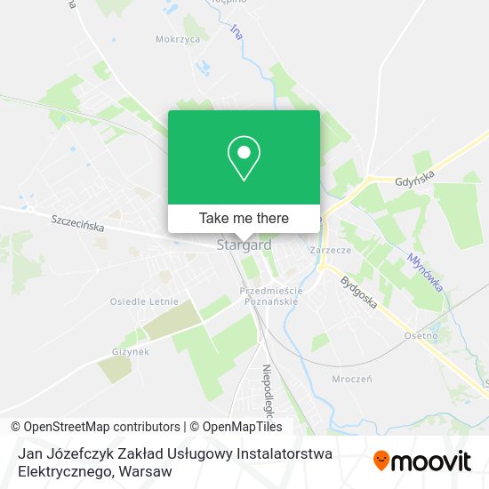 Jan Józefczyk Zakład Usługowy Instalatorstwa Elektrycznego map