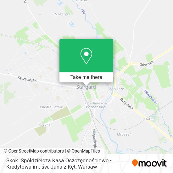 Skok. Spółdzielcza Kasa Oszczędnościowo - Kredytowa im. św. Jana z Kęt map