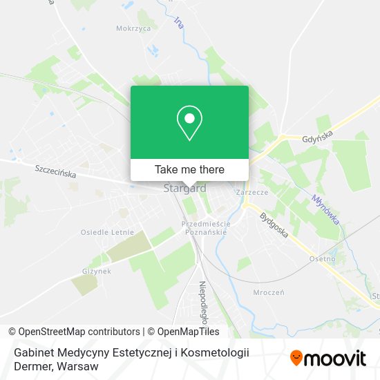 Gabinet Medycyny Estetycznej i Kosmetologii Dermer map