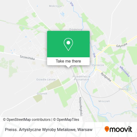 Preiss. Artystyczne Wyroby Metalowe map