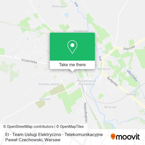 El - Team Usługi Elektryczno - Telekomunikacyjne Paweł Czechowski map