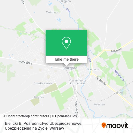 Bielicki B. Pośrednictwo Ubezpieczeniowe, Ubezpieczenia na Życie map