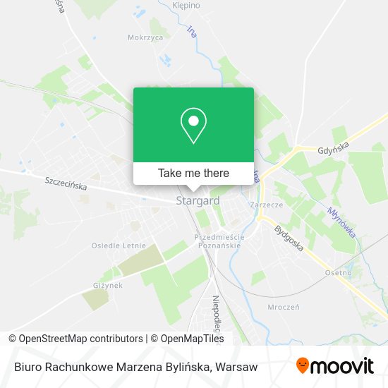 Biuro Rachunkowe Marzena Bylińska map