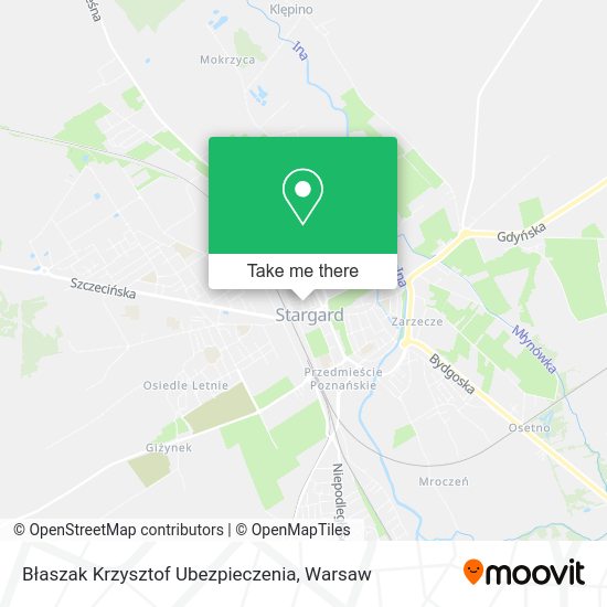 Błaszak Krzysztof Ubezpieczenia map