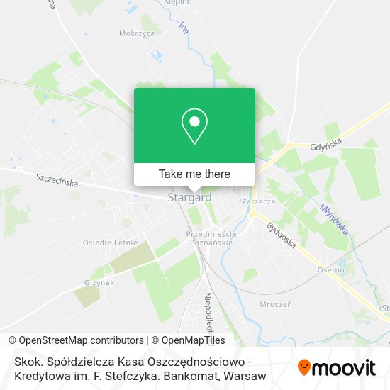 Skok. Spółdzielcza Kasa Oszczędnościowo - Kredytowa im. F. Stefczyka. Bankomat map