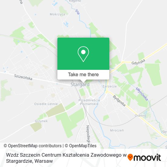 Карта Wzdz Szczecin Centrum Kształcenia Zawodowego w Stargardzie