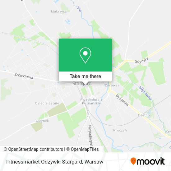 Fitnessmarket Odżywki Stargard map